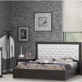 חדר שינה קומפלט מיטה זוגית כולל 2 שידות וקומודה ומראה ושידת מגירות דגם נבאדה               