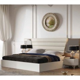 חדר שינה קומפלט מיטה זוגית כולל 2 שידות וקומודה ומראה ושידת מגירות דגם אמבסדור         
