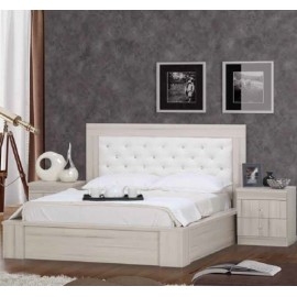 חדר שינה קומפלט מיטה זוגית כולל 2 שידות וקומודה ומראה ושידת מגירות דגם פז           