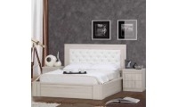 חדר שינה קומפלט מיטה זוגית כולל 2 שידות וקומודה ומראה ושידת מגירות דגם פולינה