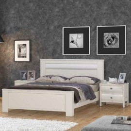 חדר שינה קומפלט מיטה זוגית כולל 2 שידות וקומודה ומראה ושידת מגירות דגם פריז