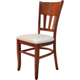 עוד עלכסא עץ משולב ריפוד דגם שרונה
