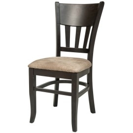כסא עץ משולב ריפוד דגם שרונה