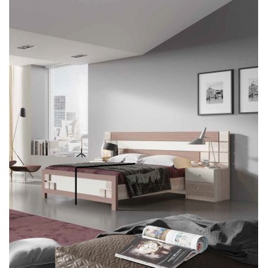 מיטה יהודית ושידת לילה דגם רנואר