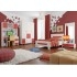 חדר ילדים קומפלט דגם מאיה כולל מיטה ושולחן כתיבה, מזנון, שידה, כוורות וארון בגדים מעוצב