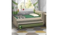 מיטת נוער סנדוויץ כולל מיטת חבר וארגז מצעים דגם לייב