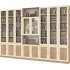 ספריית קודש סנדוויץ 8 דלתות כולל ויטרינה עם מראה דגם אבשלום