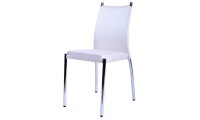 כסא ממתכת עם מושב מרופד בעיצוב מודרני דגם נוגה