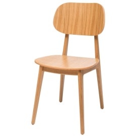 כסא מעץ אלון אמיתי דגם לולה