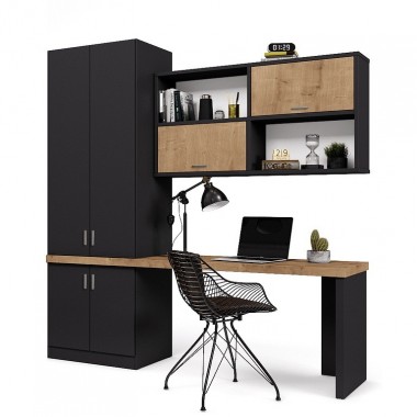  ארון משולב פינת עבודה דגם לביא