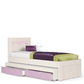 מיטת נוער כפולה + 2 מגירות אחסון עשויה סנדוויץ דגם קורן