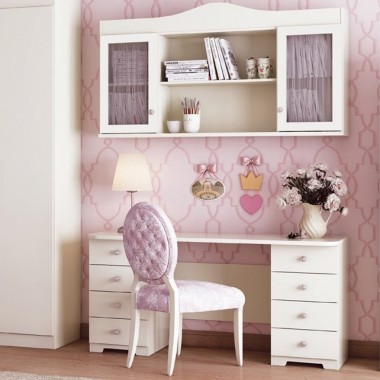 שולחן כתיבה 8 מגירות + כוורת דגם פרינסס