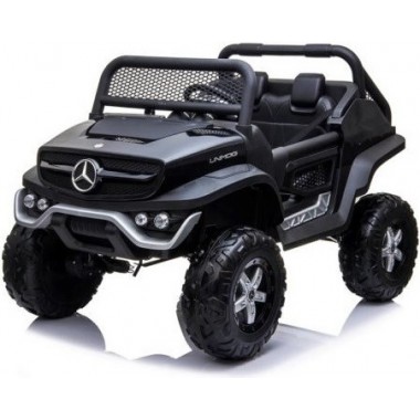 ג'יפ ממונע שחור 24V Mercedes חדש דגם UNIMOG 4X2