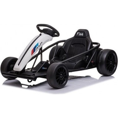 קארטינג חשמלי ממונע לילדים 24 וולט חזק מאוד לבן