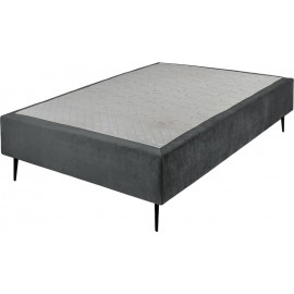 בסיס מיטה מרופד רגלי מתכת מסגרת סנדוויץ