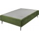 בסיס מיטה מרופד רגלי מתכת מסגרת סנדוויץ