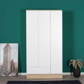 ארון בגדים 3 דלתות ומגירה דגם GRD-831-MB-3