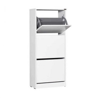 ארון נעליים 3 תאים לבן דגם SHC-330-BB-1