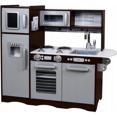 מטבח עץ אפור מודרני