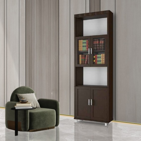 ספריית קודש מפוארת 2 דלתות קצרות סנדוויץ דגם אריאל