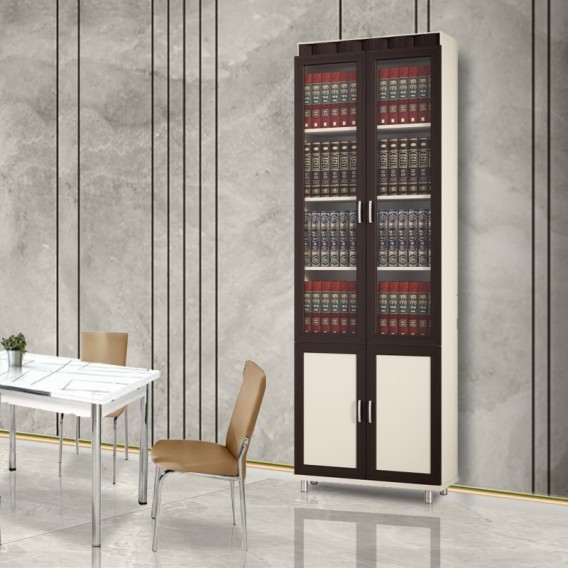 ספריית קודש מפוארת עם קרניז 2 דלתות ארוכות סנדוויץ דגם אריאל