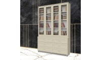 ספריית קודש מפוארת 4 דלתות ו 6 מגירות סנדוויץ דגם רפאל