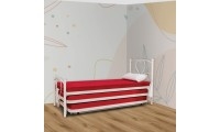 מיטת נוער משולשת עשויה מתכת דגם רנה