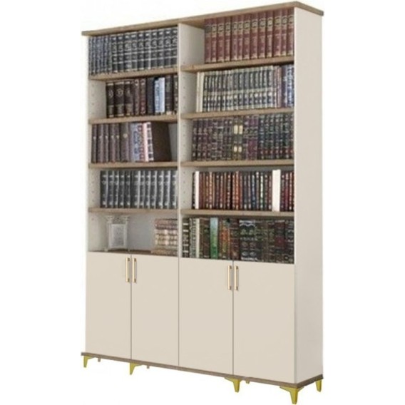 ספריית קודש סנדוויץ 4 דלתות תחתונות דגם אביחי