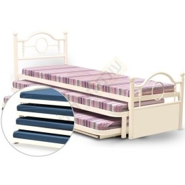 מיטת נוער מרובעת עשויה מתכת דגם עוגב