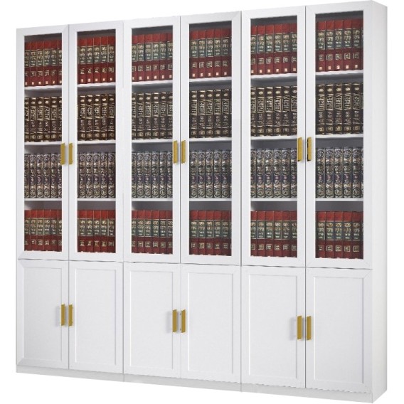 ספריית קודש סנדוויץ' 6 דלתות דגם ירושלים צוקל