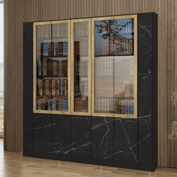 ספריית קודש מפוארת 7 דלתות סנדוויץ' דגם חנניה