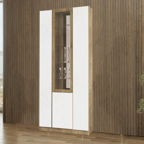 ספריית קודש סנדוויץ מפוארת 3 דלתות וויטרינה דגם חנניה