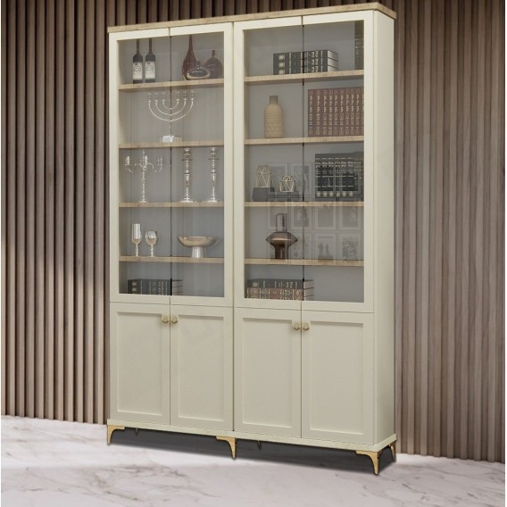 ספריית קודש סנדוויץ 4  דלתות דגם אביעד