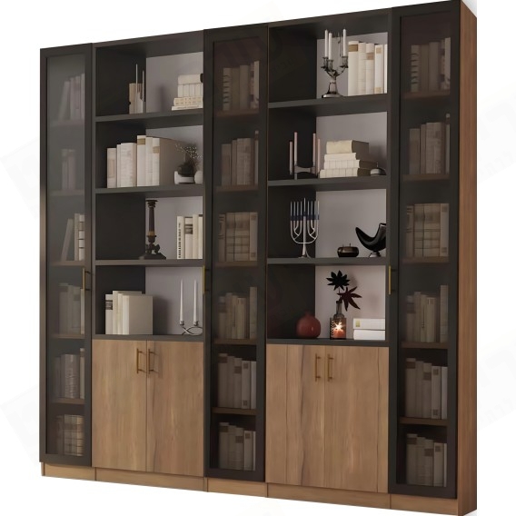 ספריית קודש מודרנית 7 דלתות דגם יואב