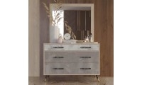 קומודה 3 מגירות ומראה דגם נסיך
