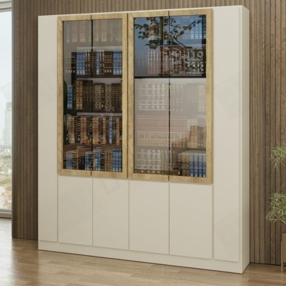 ספריית קודש מפוארת 6 דלתות סנדוויץ דגם חנניה