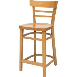 כסא בר מעץ דגם סבתא