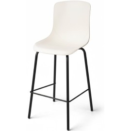 כסא בר עם שלדת מתכת ומושב פלסטיק דגם יונתן