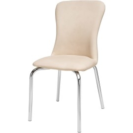 כסא מתכת מרופד