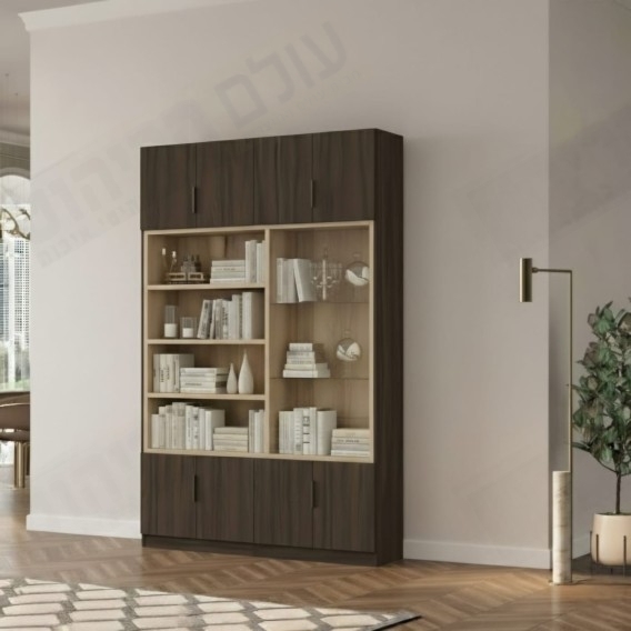 ספריית קודש מודרנית 4 דלתות דגם דביר