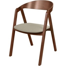 כסא עץ בוק מרופד דגם קנטרי