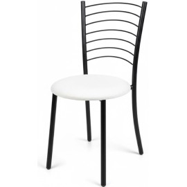 עוד עלכסא מתכת מושב מרופד דגם אלפרדו