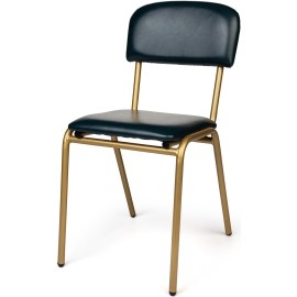 כסא ממתכת משולב ריפוד