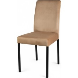 כסא ממתכת עם מושב מרופד דגם אודי