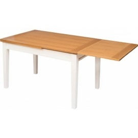 שולחן  נפתח פורניר בצבע אלון ושמנת