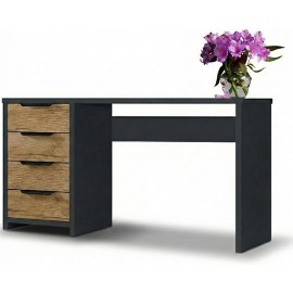 שולחן עבודה MDF איכותי 4 מגירות דגם מאיה שרטוט 2