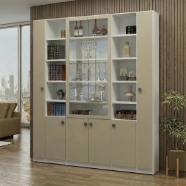 ספריית קודש מודרנית סנדוויץ' 6 דלתות דגם שמואל