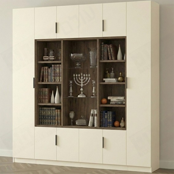 ספריית קודש מודרנית 6 דלתות דגם דביר