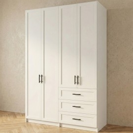 ארון 4 דלתות ו 3 מגירות מעוצב פרופיל דגם אושרי