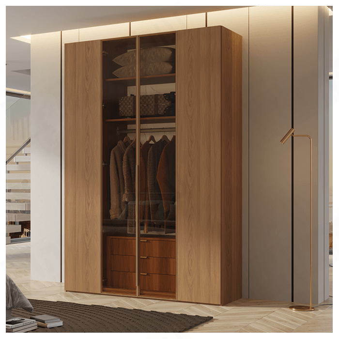 ארון בגדים 4 דלתות דגם פרדה